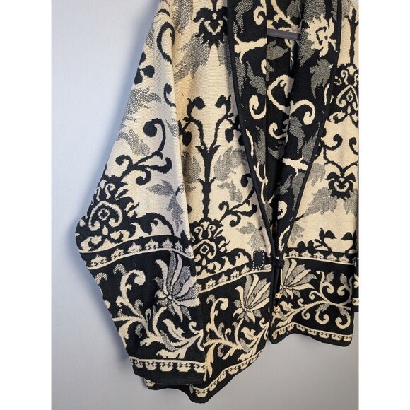 VTG Fashion Bug Womens 22/24W Southwest Aztec Cotton Tribal Coat Blanket Jacket - Picture 2 of 16